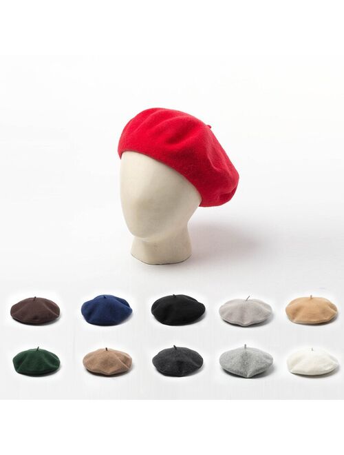 Men's Winter Wool Beret Octagon Hat French Artist Hat For Man Formal Wear Professional Casual Dualuse Painter Hats Men's Beret