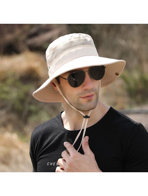 Men's outdoor climbing summer fisherman hat fashion casual sun hat men's beach fishing sun hat