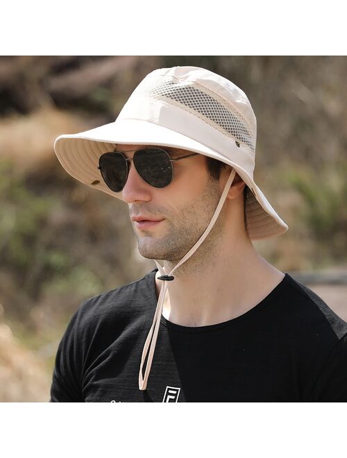 Men's outdoor climbing summer fisherman hat fashion casual sun hat men's beach fishing sun hat