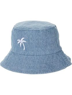 Tiny Whales Palms Chambray Bucket Hat (Toddler/Little Kids/Big Kids)