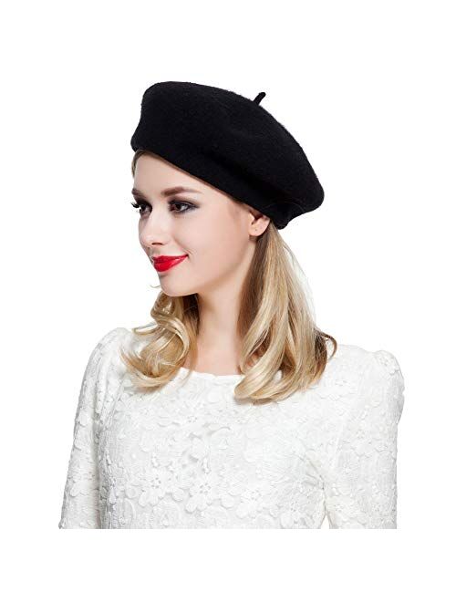 Jolbndcv Beret Hat French Beanie Hat Outdoor Hat Winter Hat Fashion Lady Hat