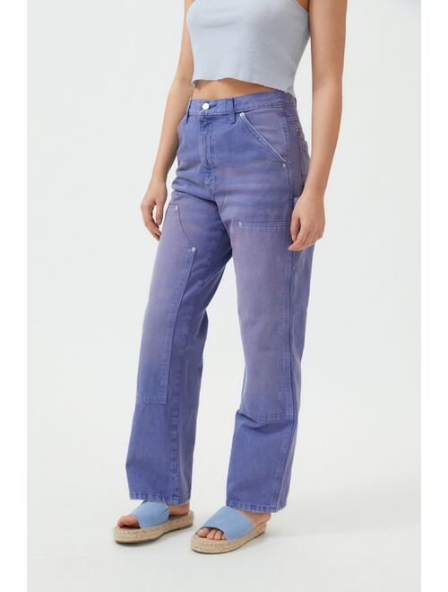 BDG High-Waisted Carpenter Jean – Washed Purple