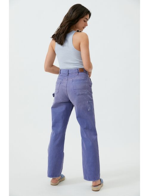 BDG High-Waisted Carpenter Jean – Washed Purple