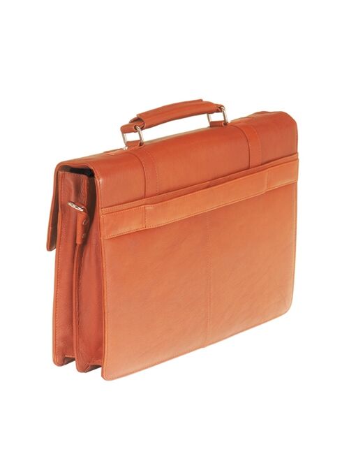 Mancini Colombian Collection Double Compartment Laptop/ Tablet Briefcase
