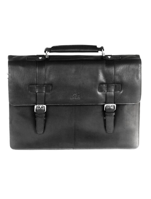 Mancini Colombian Collection Double Compartment Laptop/ Tablet Briefcase