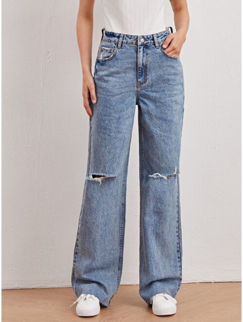 Shein High-Waisted Vintage Boyfriend Jeans