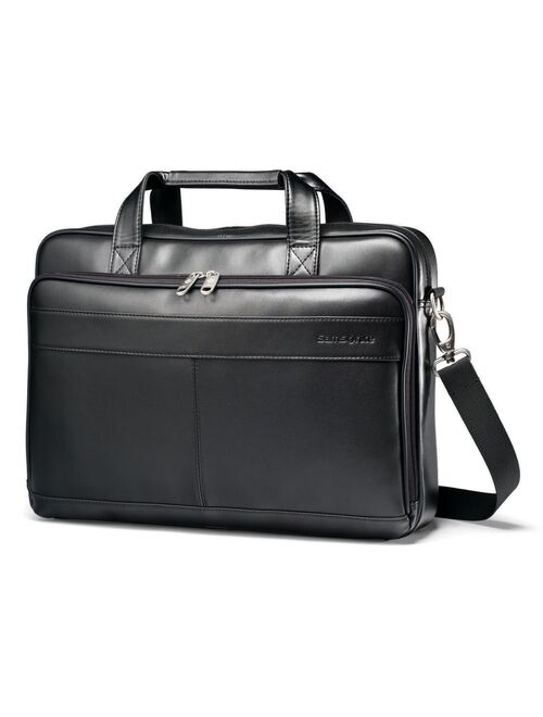 Samsonite Slim Leather Laptop Briefcase