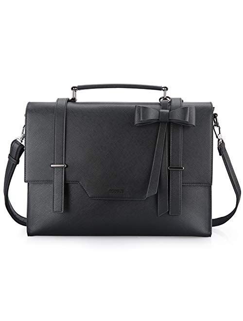 ECOSUSI Laptop Messenger Bag Women Briefcase 15.6 inch Laptop Satchel Handbags