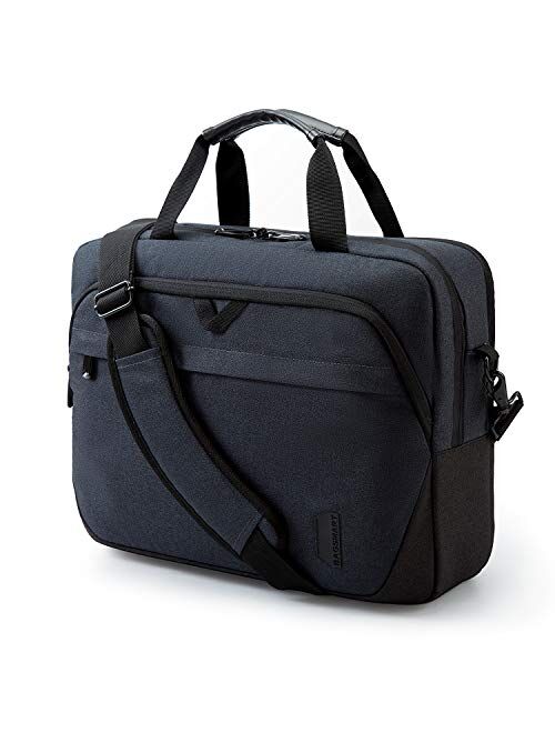 Laptop Bag for Women,BAGSMART 15.6 Inch Computer Bag Lockable Briefcase,Pink
