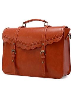 Women Briefcase Messenger Laptop Bag Satchel Handbags Fit 15.6" Laptop