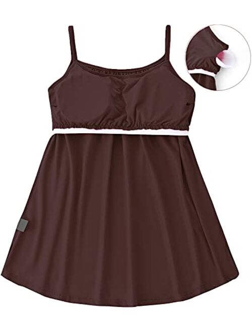 jonivey Women Camisole with Removable Shelf Bra Spaghetti Straps Lounge Padded Cami Tank Top
