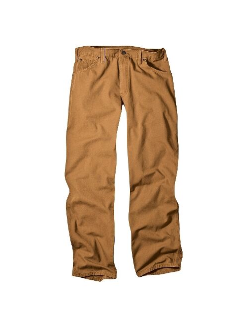 Dickies Men's Relaxed Fit Straight Leg Carpenter Duck Jeans