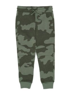 Toddler Boys Drawstring Camo Basic Knit Jogger
