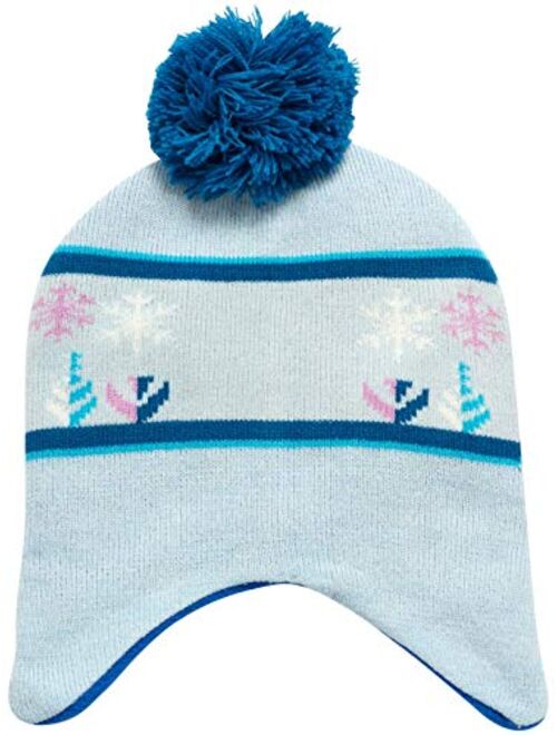 Disney Girls Frozen Winter Hat and 2 Pair Gloves or Mittens (Age 2-7)