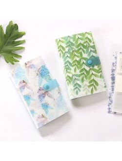 240 Bits Floral Pattern Large Capacity Business Card Holder Ticket Collection Photocard Book Card Case Card Wallet Photo Album
