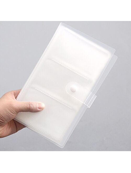 240 Bits Floral Pattern Large Capacity Business Card Holder Ticket Collection Photocard Book Card Case Card Wallet Photo Album