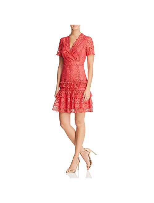 French Connection womens All Over Lace Dresses