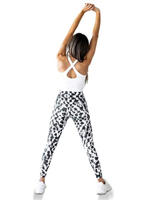 Kamo Fitness Ellyn Tank Top Crop Sports Bra for Women Soft Padded Built-in Bra Longline Yoga Running Workout