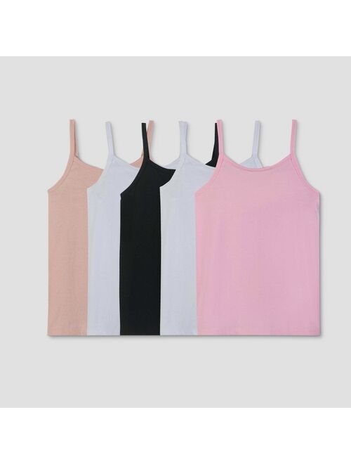 Fruit of the Loom Girls' 5pk Neutral Camisole