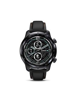 Ticwatch Pro 3 GPS Smart Watch Men's Wear OS Watch Qualcomm Snapdragon Wear 4100 Platform Health Fitness Monitoring 3-45 Days Battery Life Built-in GPS NFC Heart Rate Sle