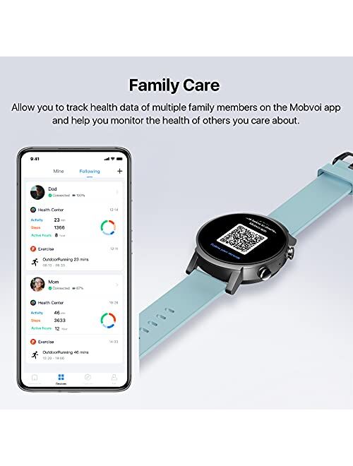 Ticwatch E3 Smart Watch Wear OS by Google Watch for Men and Women Qualcomm Snapdragon Wear 4100 Platform Health Monitor Fitness Tracker GPS NFC Mic Speaker IP68 Waterproo