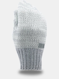 Girls' UA Shimmer Knit Mittens