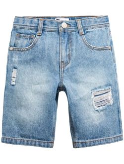 Little Boys Capri Wash Denim Shorts