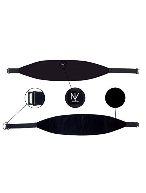 NV HOLDERS: Men's Premium 100% Silk Cummerbund, Bow Tie, Handkerchief - Black Tuxedo set
