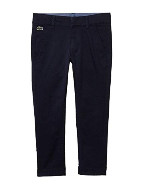 Lacoste Boys' Cotton Tailored Classic Chino Pants