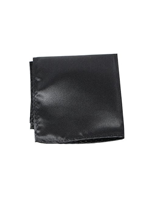 Keywin Men's Poly Satin Bow Tie & Pocket Square & Cummerbund Sets Tuxedo Prom Wedding