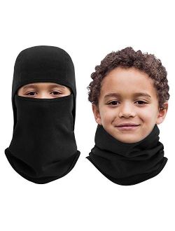 Aegend Kids Balaclava Windproof Ski Face Warmer for Cold Weather Winter Sports Skiing, Running, Cycling, 1 Piece, 4 Colors