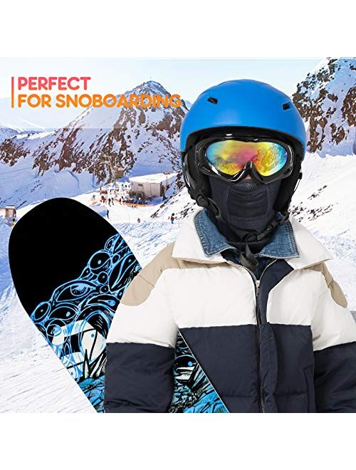 Venswell Kids Balaclava Windproof Ski Mask Winter Face Warmer for Cold Weather Boys Girls