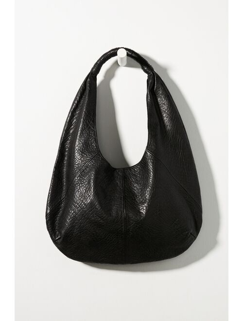 Anthropologie Pebbled Leather Slouchy Shoulder Bag
