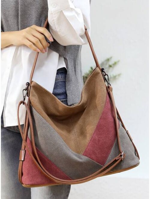 Women's Colorblock Shoulder Bag