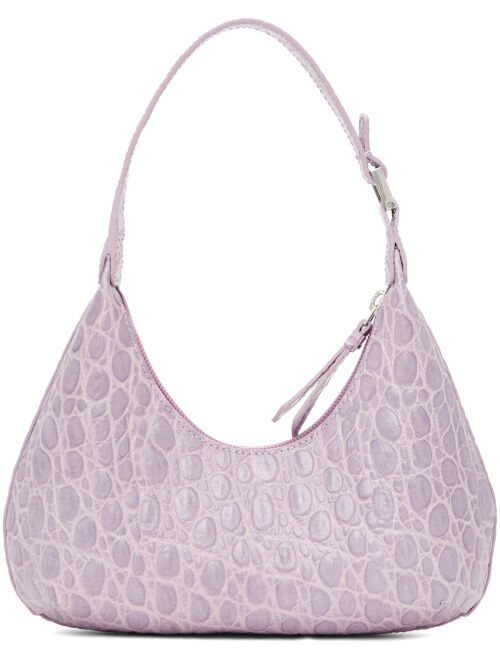 Purple Croc Baby Amber Bag