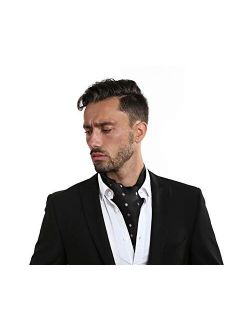 NV HOLDERS: Men's Premium 100% Silk Cravat Ascot Tie