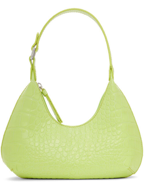 Green Croc Baby Amber Shoulder Bag