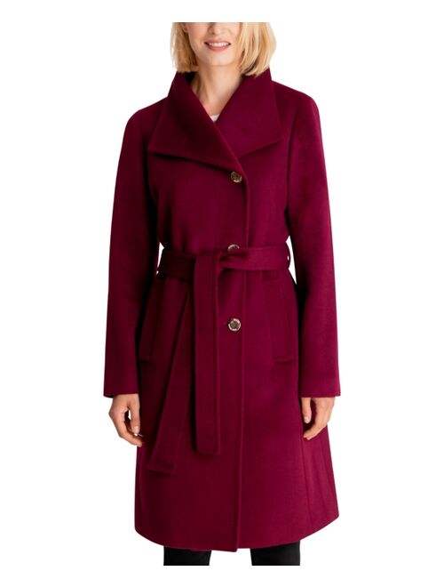 Michael Kors Asymmetrical Belted Coat, Created for Macy's
