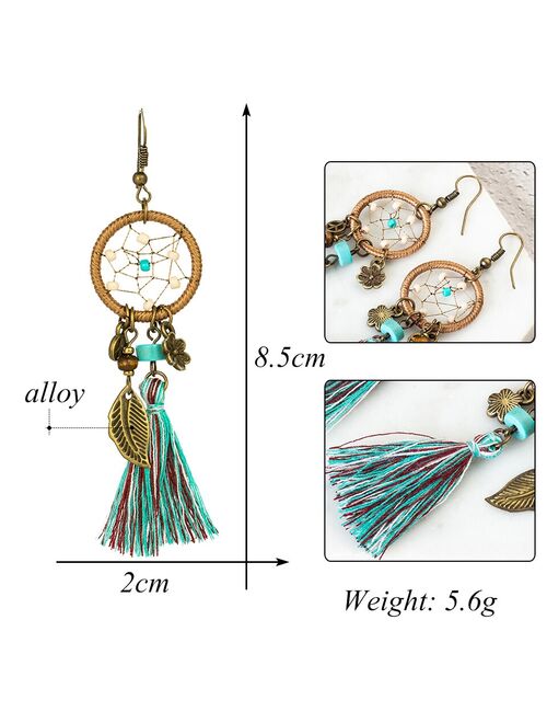 2020 Luxury Women Bohemian Ethnic Drop Earrings Vintage Boho Wedding Dangle Earrings Hanging for Women Jewelry Accessories