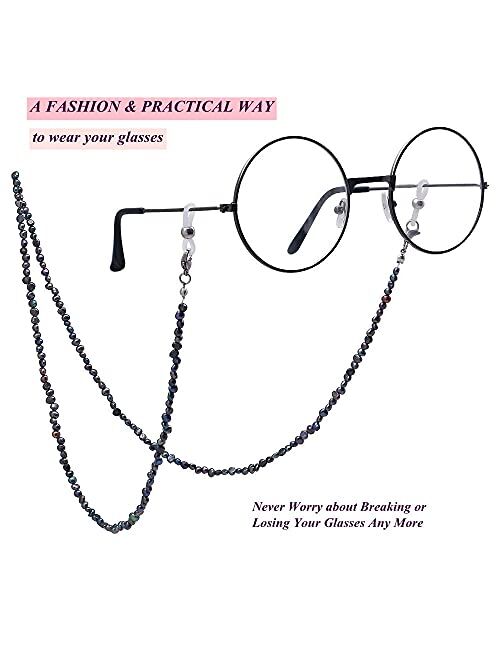 KAI Top Mask Lanyard Chain Face Mask Holder Chain Freshwater Pearl Eyeglasses Chain Sunglasses Chain for Women Girls Men