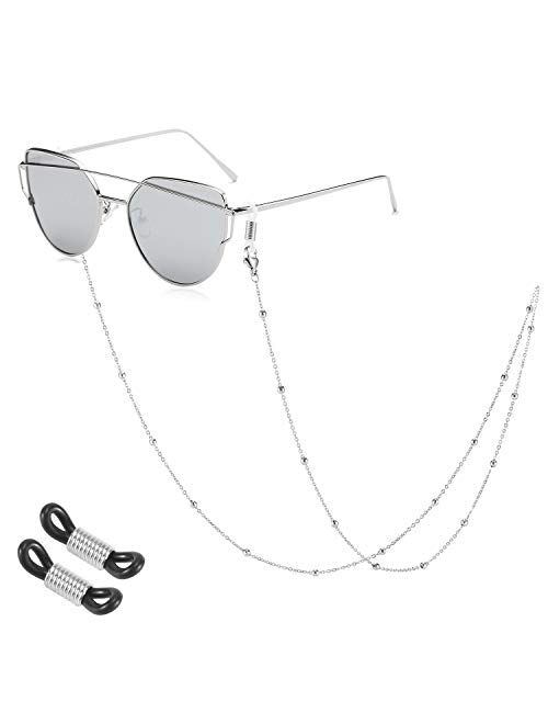 SAM & LORI Eyeglass Chain Strap Holder Eyewear Retainer Reading Women Necklace