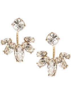 Marchesa Gold-Tone Crystal Jacket Earrings