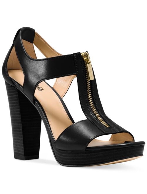 Michael Kors Berkley T-Strap Platform Dress Sandals