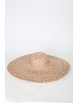 Spot in the Shade Natural Oversized Straw Hat