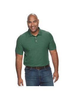 Big & Tall Croft & Barrow® Classic-Fit Easy-Care Performance Pique Polo