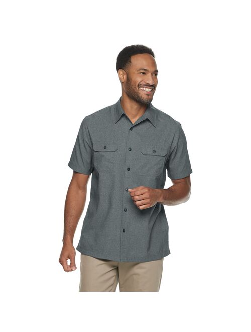 Men's Croft & Barrow® Quick-Dry Solid Button-Down Shirt