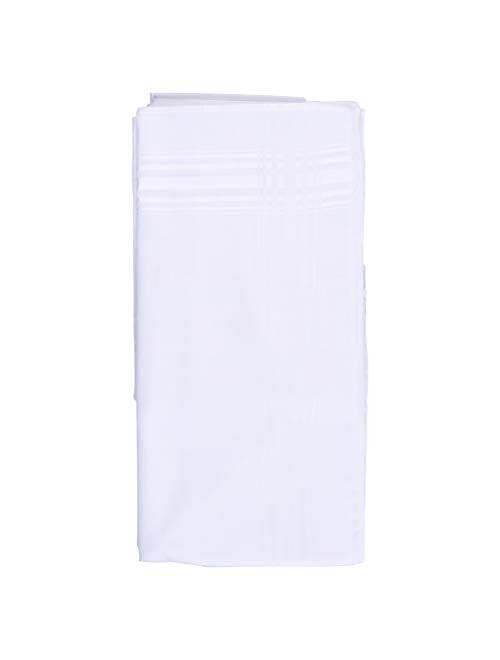 Van Heusen Handkerchiefs Bamboo Eco Friendly Extra Soft 13 Pack (White)