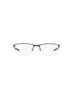 Men's Ox3218 Socket 5.5 Metal Rectangular Prescription Eyeglass Frames