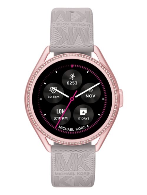 Michael Kors Access Gen 5e MKGO Gray Rubber Smartwatch 43mm