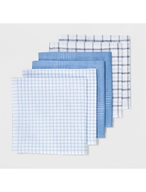 Men's 6pk Hankies and Handkerchiefs Set - Goodfellow & Co™ One Size